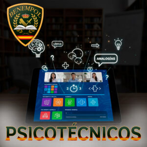 CURSO DE PSICOTÉCNICOS.  -Pago único, sin mensualidades-