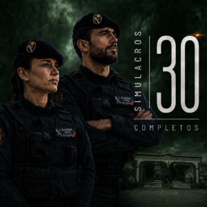 MÓDULO DE 30 SIMULACROS COMPLETOS: CONOCIMIENTOS, ORTOGRAFÍA, INGLÉS Y PSICOTÉCNICO -Pago único, sin mensualidades-